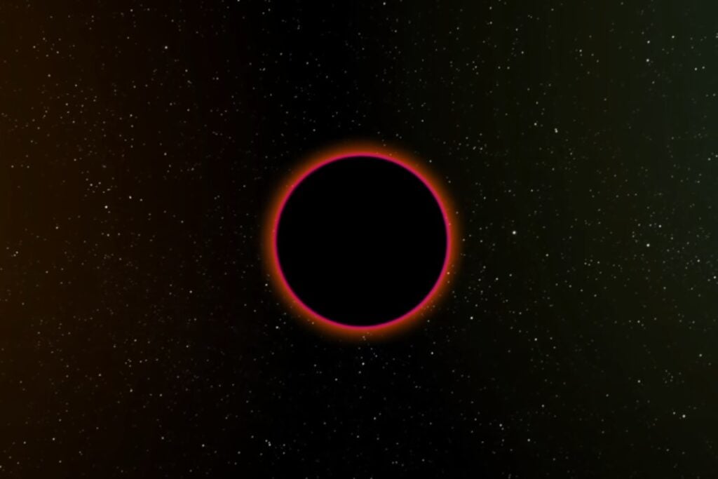 Interior De Un Agujero Negro