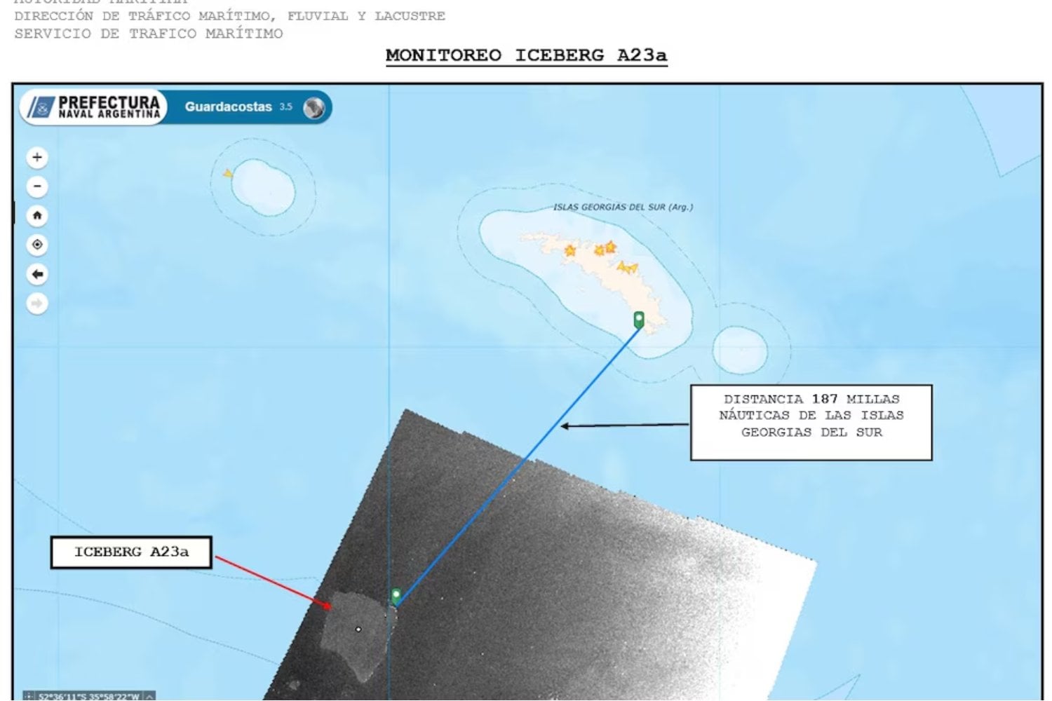 El iceberg más grande del mundo avanza hacia las Islas Georgias: ¿qué implica su recorrido?