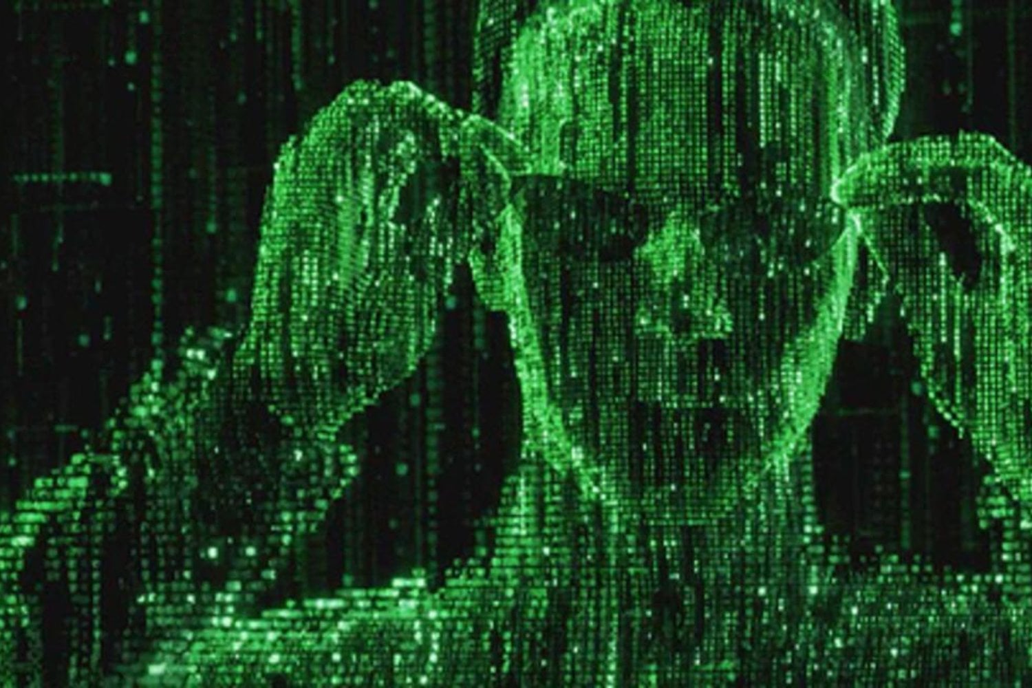 El inesperado origen del icónico código de 'Matrix'