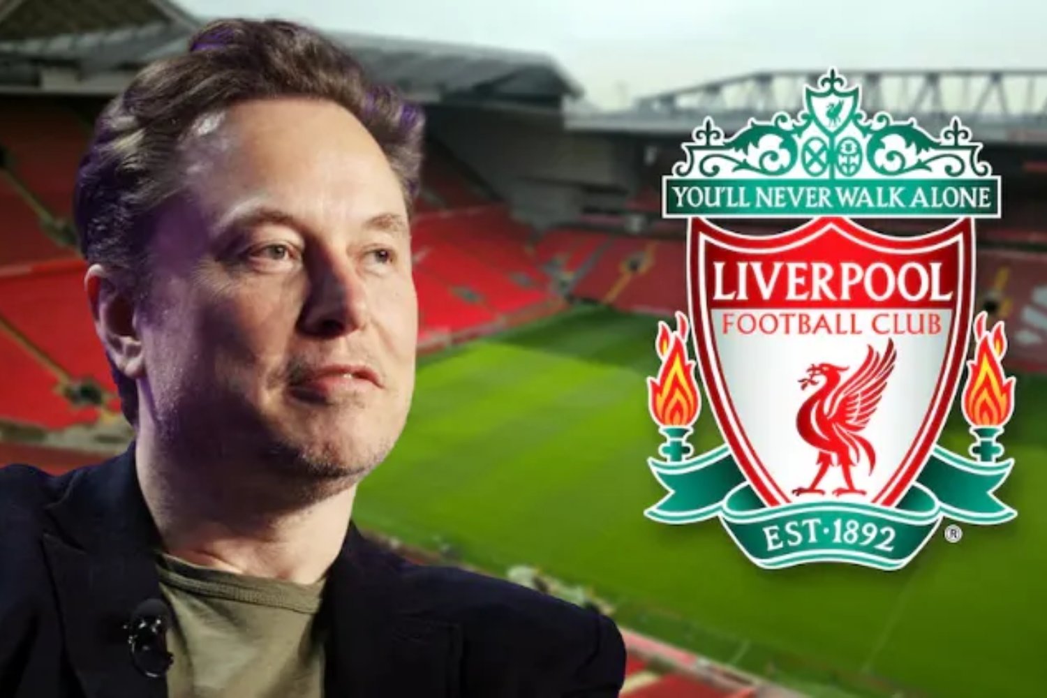 ¿Elon Musk a la Premier League? El magnate apunta al Liverpool FC