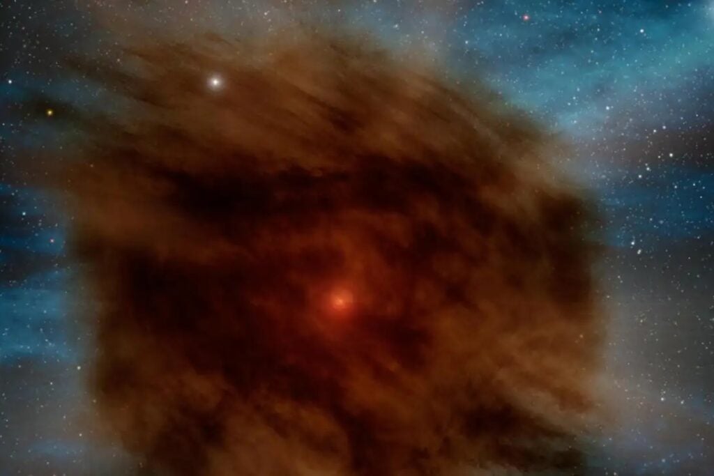 Una imagen del James Webb revela ondas de polvo estelar de dimensiones inimaginables