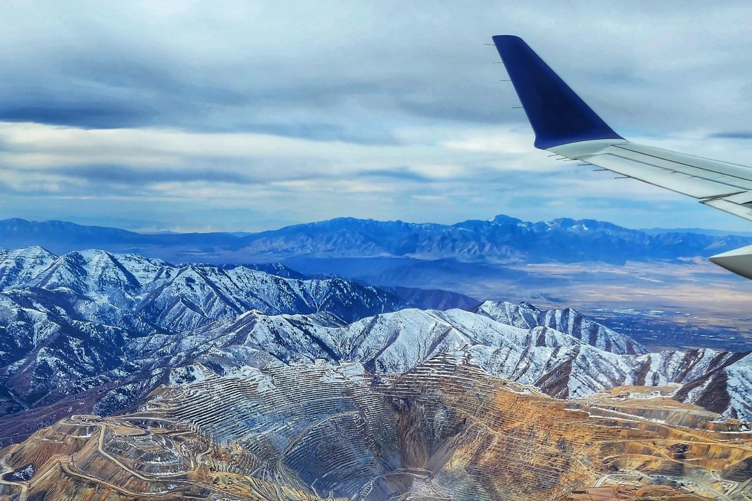 Una mina tan grande que se ve desde el espacio