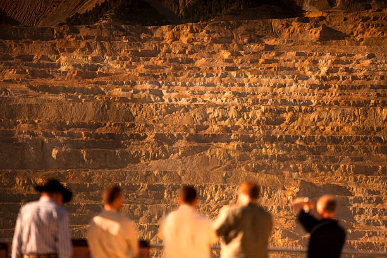 Una mina tan grande que se ve desde el espacio