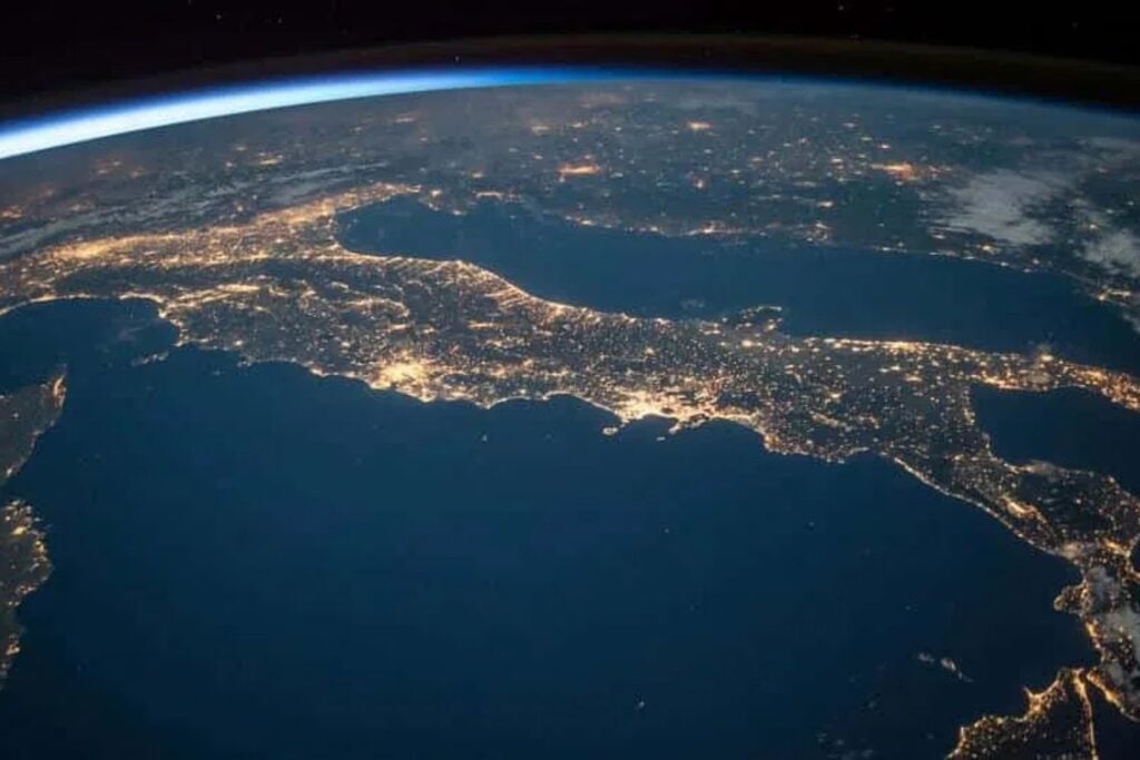 Una mina tan grande que se ve desde el espacio