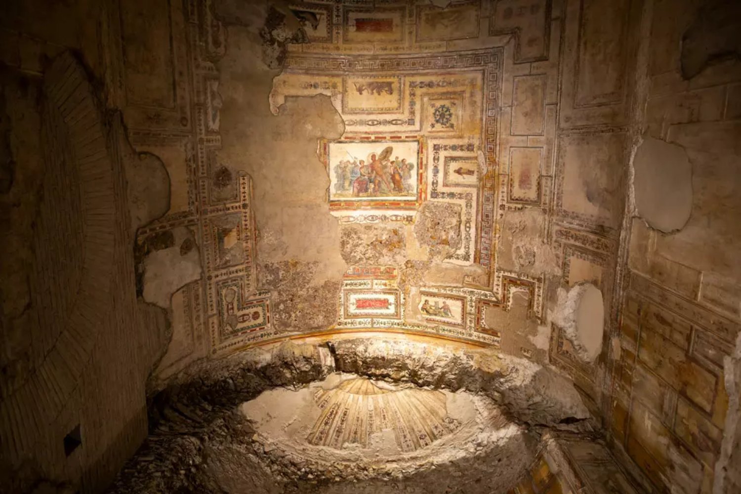 Descubren en Roma los colores secretos de la Domus Aurea ocultos por siglos
