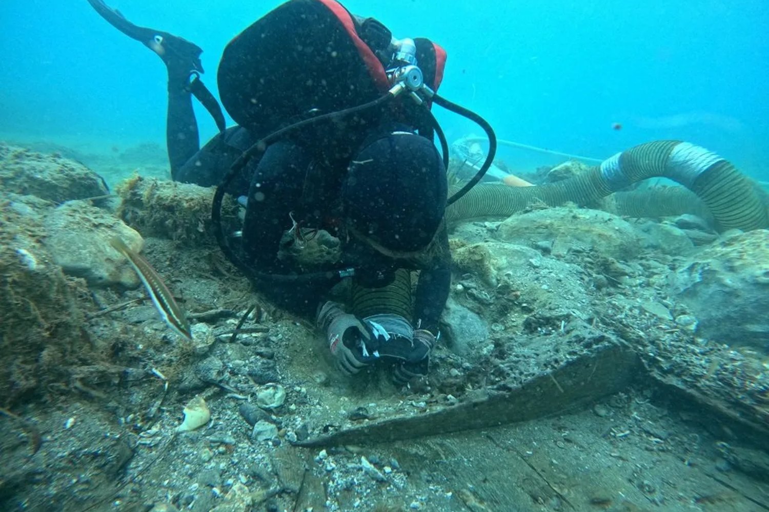 Hallan un naufragio de 2.500 años y anclas prehistóricas en la costa de Sicilia