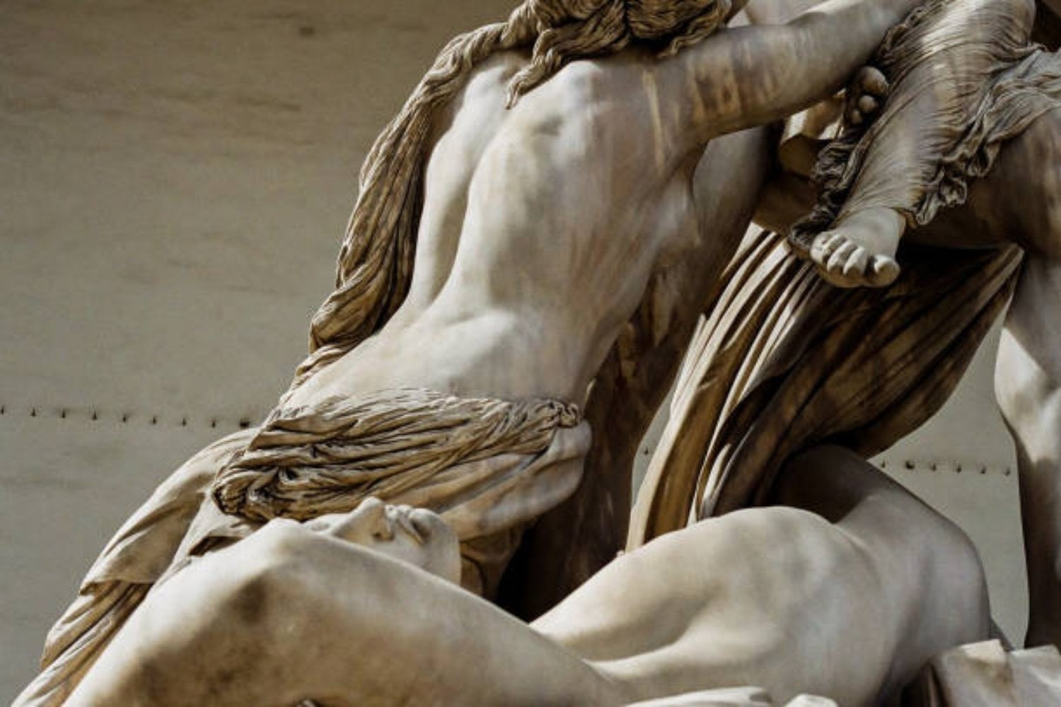 Una estatua de mármol de la era helenística, con más de 2.000 años de antigüedad
