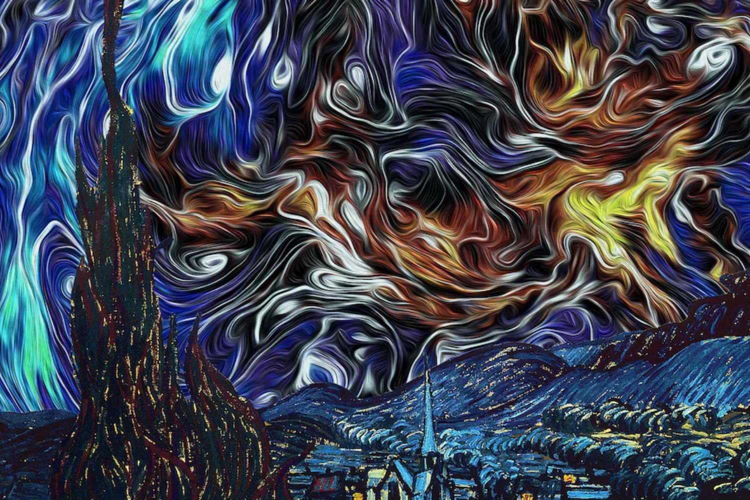 ¿Qué secretos matemáticos esconde "La noche estrellada" de Van Gogh?