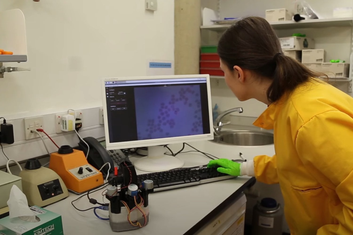 Microscopio Con Impresora 3d