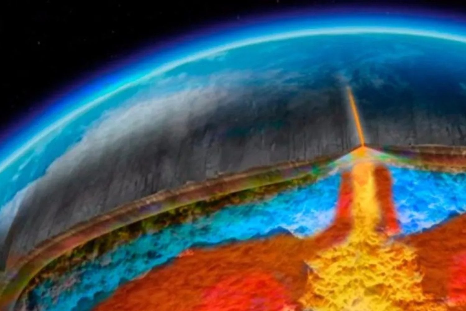 Un océano oculto bajo la corteza terrestre sorprende a los científicos