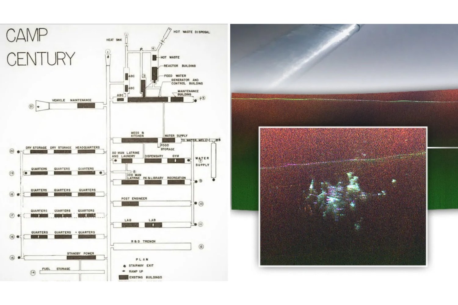 Una base oculta bajo el hielo: el sorprendente hallazgo de la NASA en Groenlandia