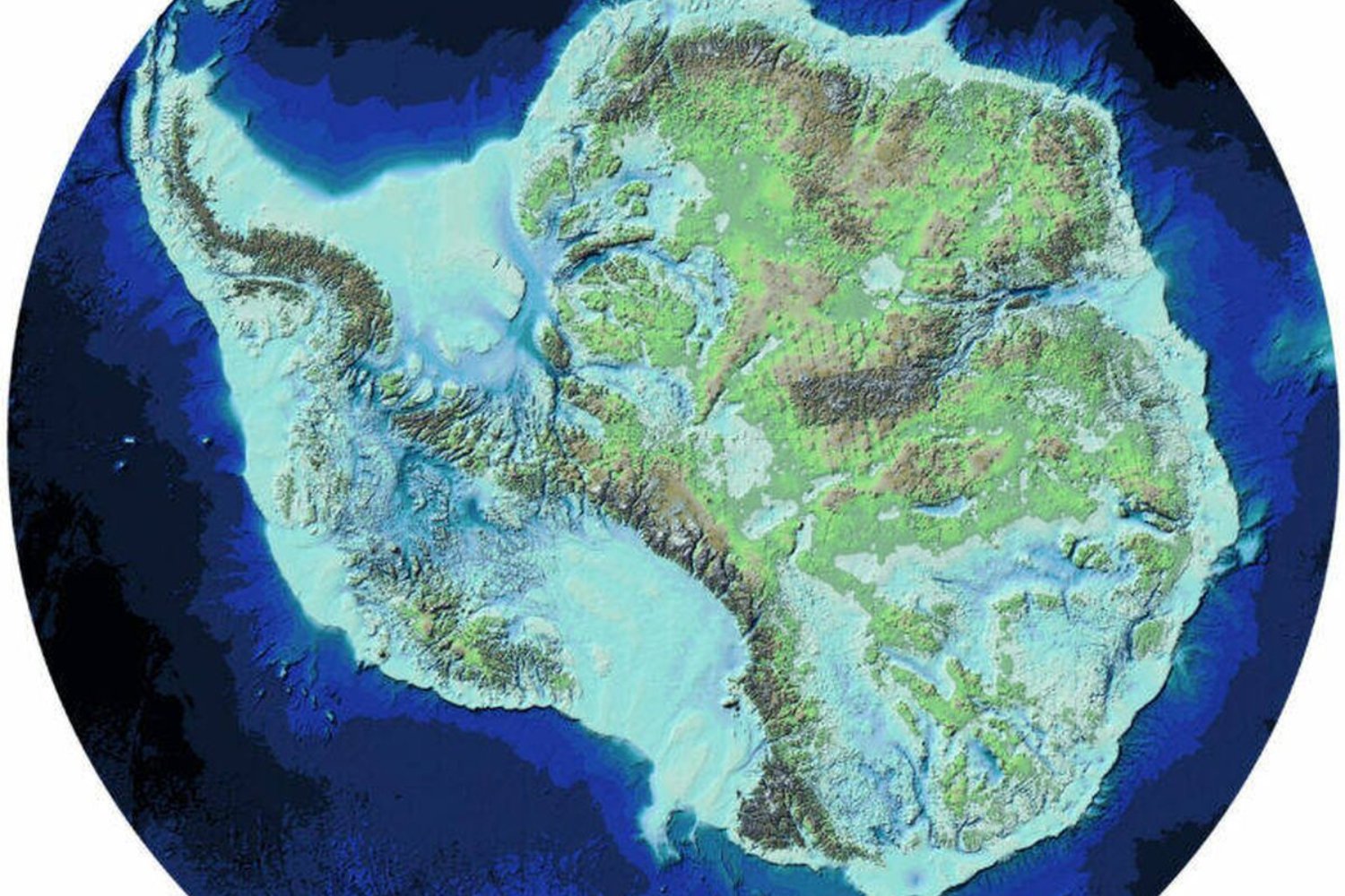El enigma antártico revelado: presentan el mapa más preciso del continente helado