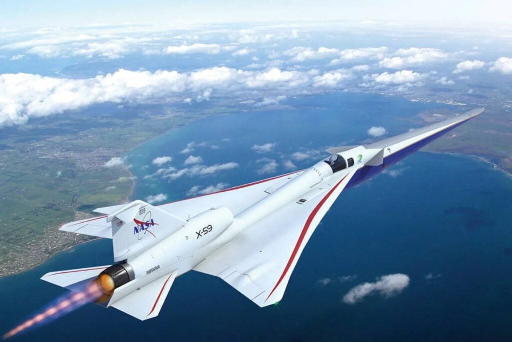 X-59: el avión supersónico silencioso que está a punto de cambiar la aviación