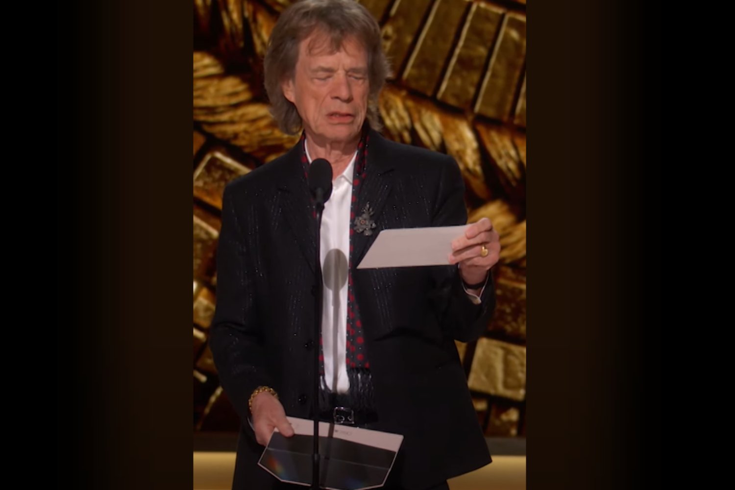 Mick Jagger Oscars