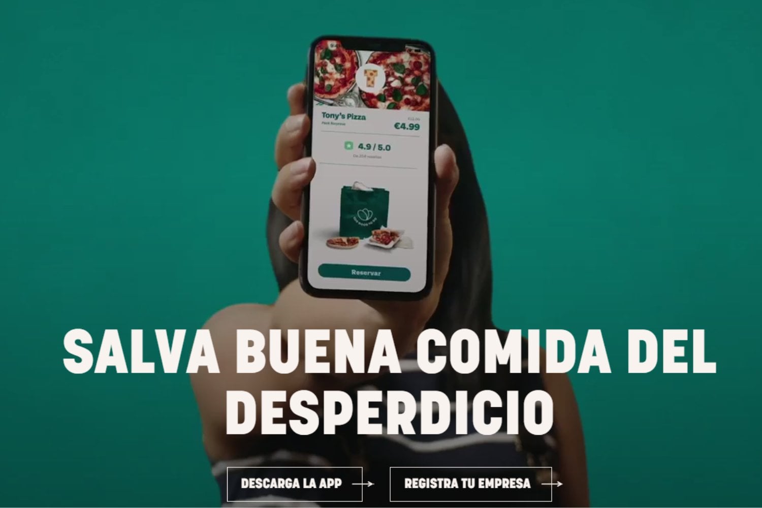 Too Good To Go, una empresa que lucha contra el desperdicio alimentario.