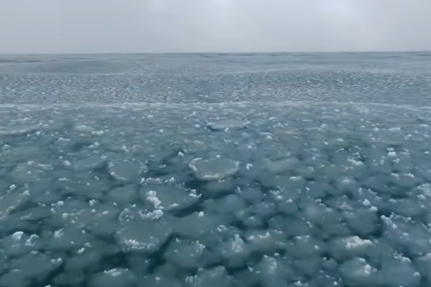 El regreso de las olas de hielo: así se ve el misterioso espectáculo invernal del Lake Michigan