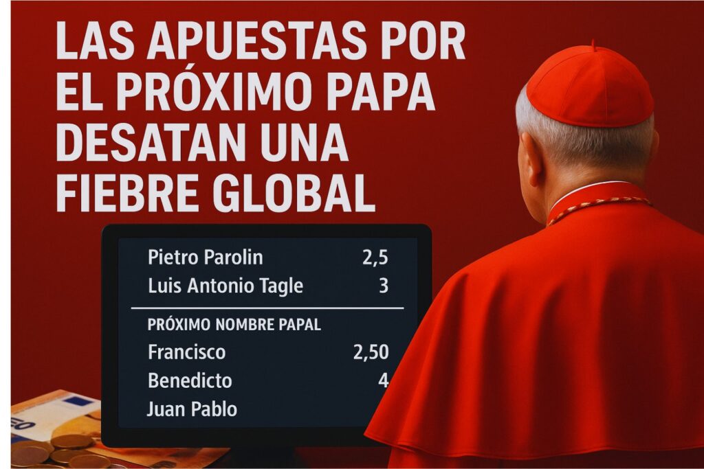 Las apuestas por el próximo papa desatan una fiebre global: favoritos, nombres y cuotas