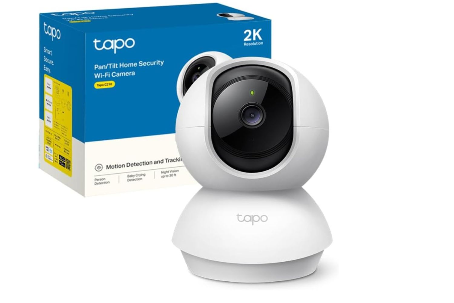 Tapo C210 - Cámara IP WiFi 360° Cámara de Vigilancia 2K