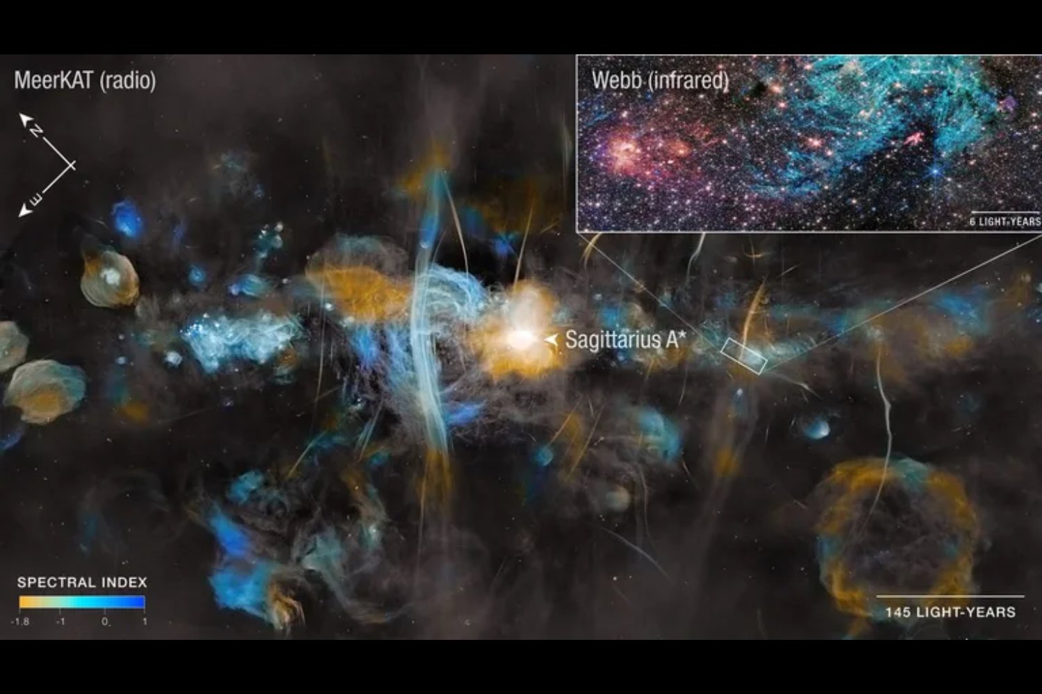 El James Webb revela un nacimiento estelar oculto en el corazón extremo de la galaxia