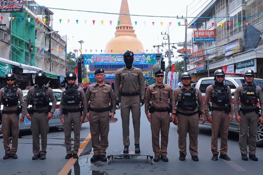 Policia Humanoide Tailandia