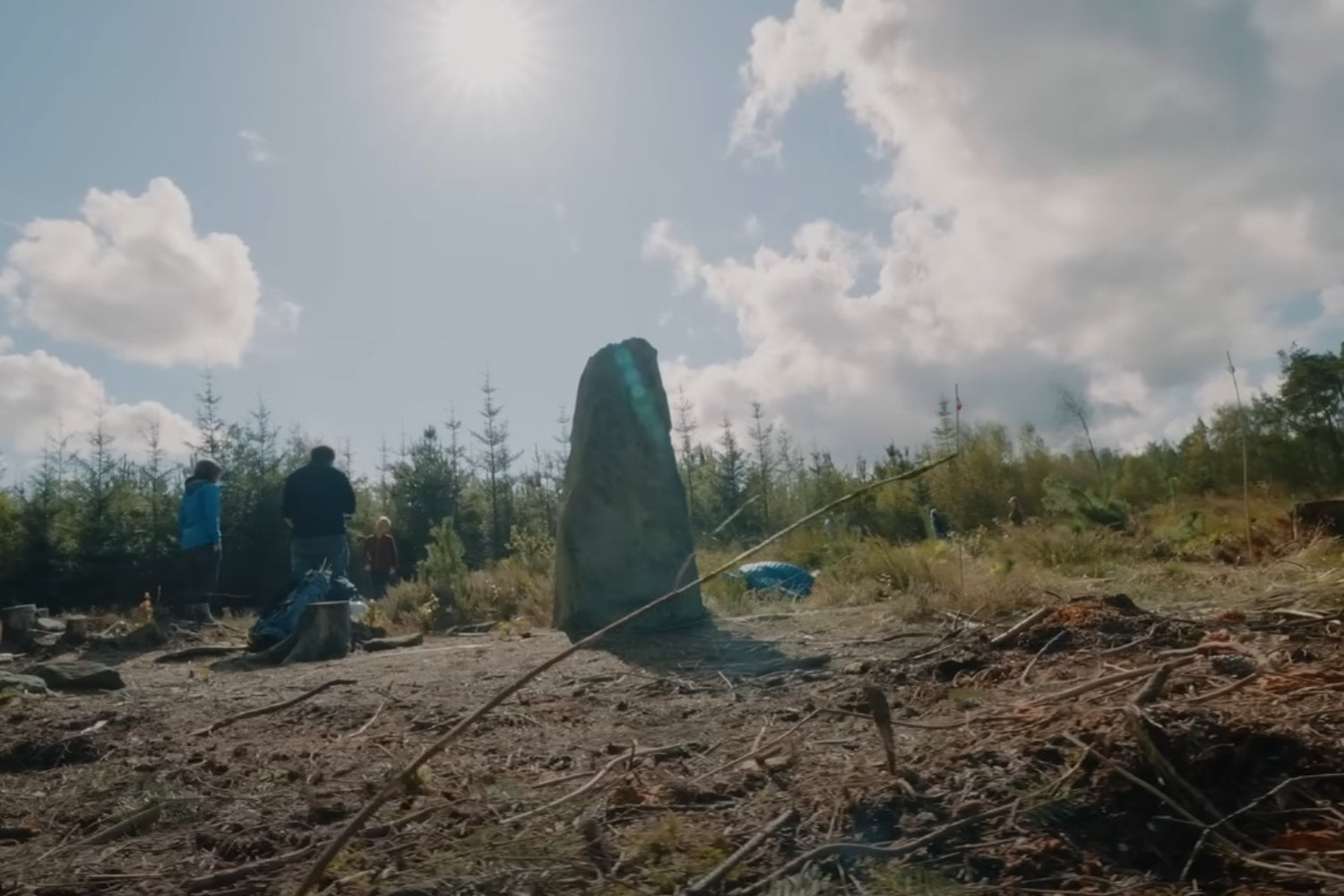 Santuario Ritual Oculto En Un Bosque De Inglaterra