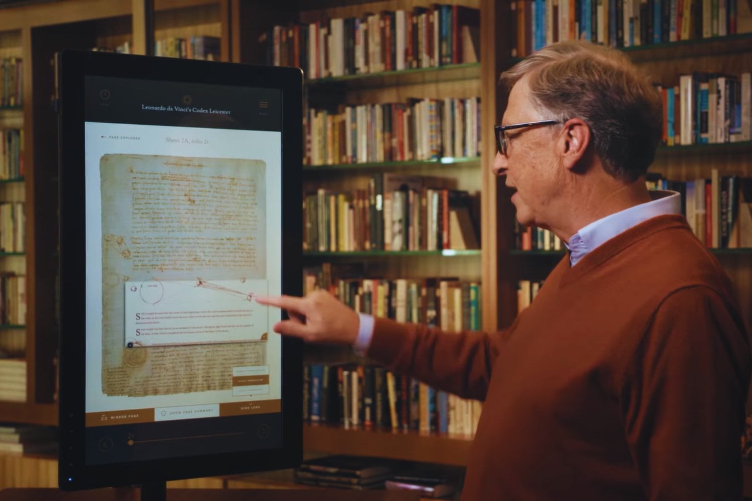 Lo que Bill Gates hizo con el manuscrito más caro de la historia sorprendió al mundo entero