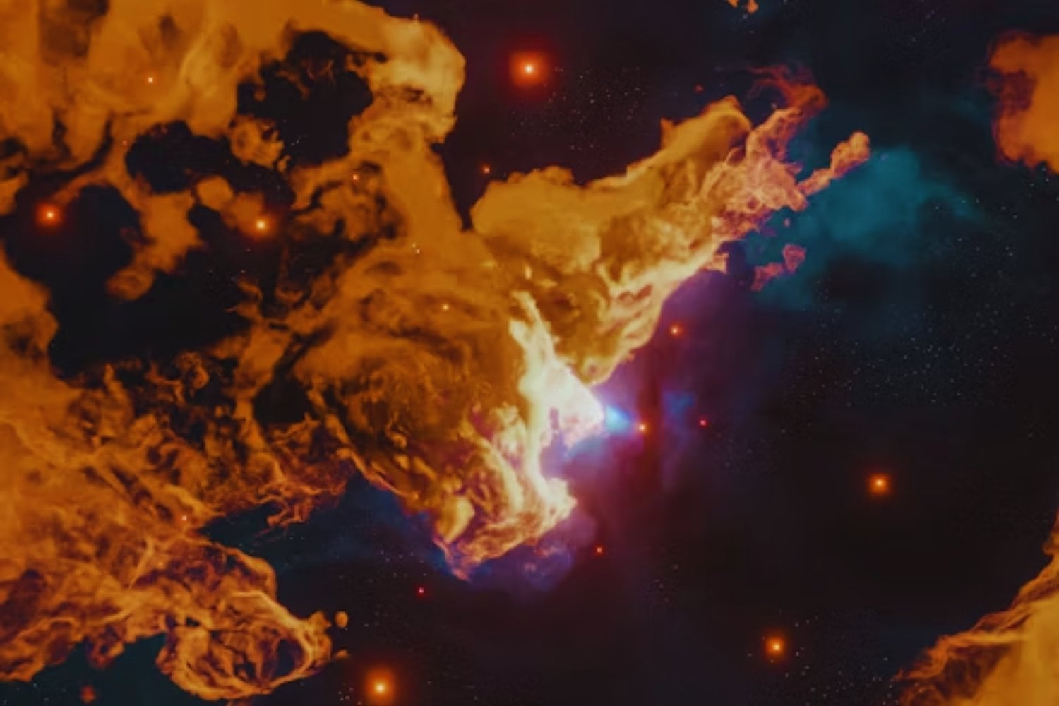 Choque entre gigantes: captan por primera vez una brutal batalla de galaxias en el universo profundo