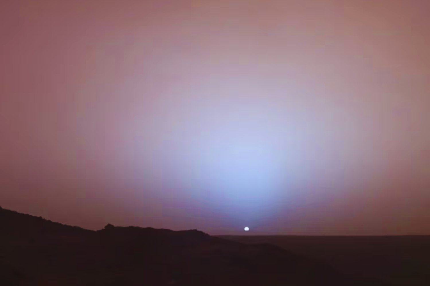 Así luce el crepúsculo en otro mundo: la NASA revela cómo se ve un atardecer en Marte