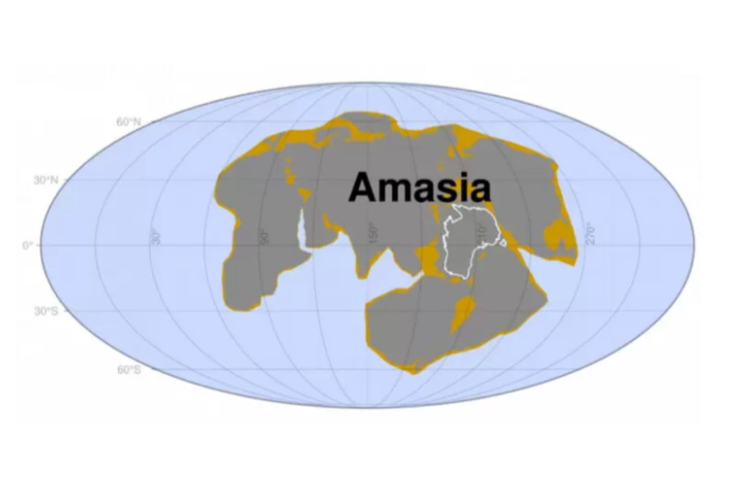 Amasia: El continente oculto que podría redibujar el mapa del mundo entero