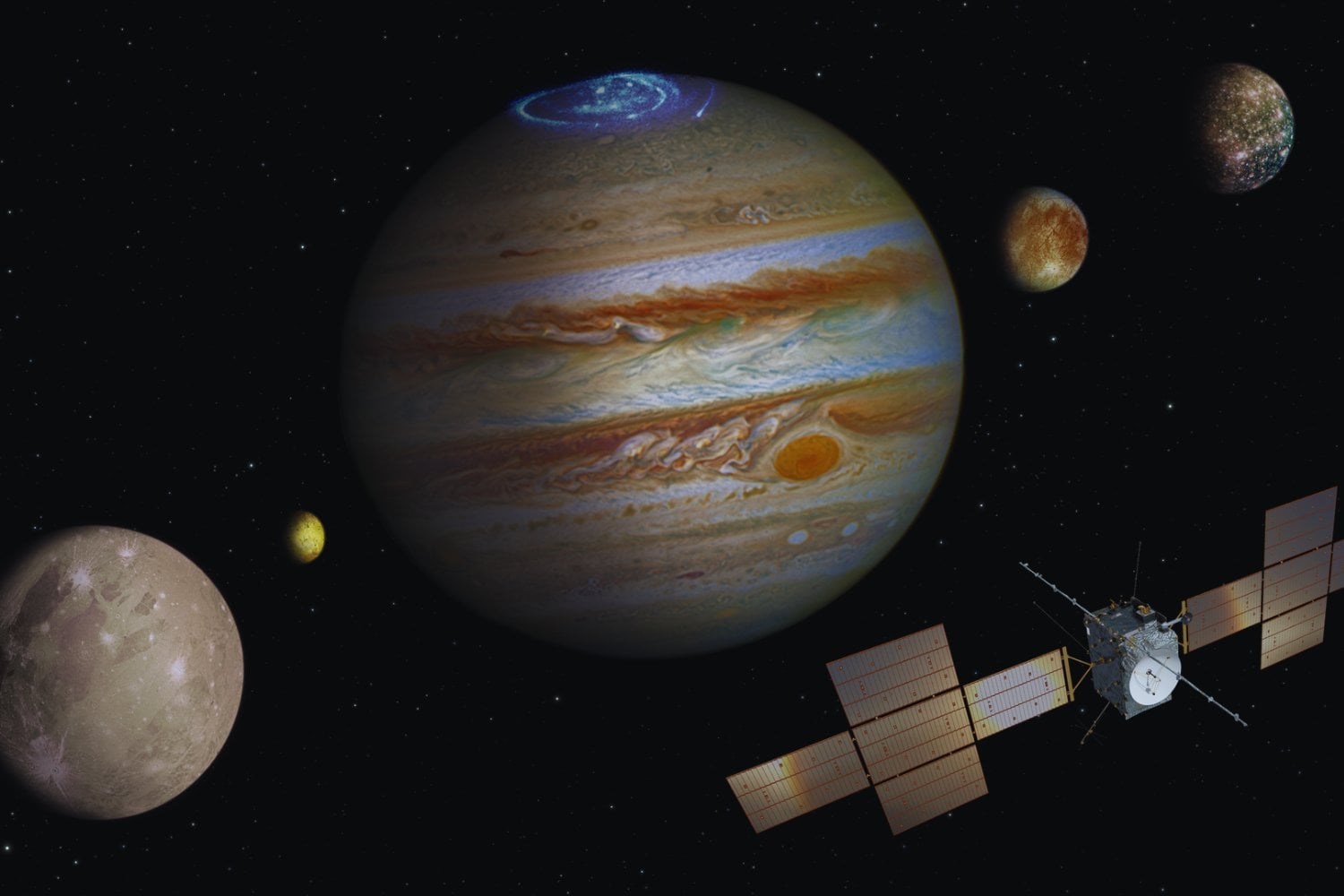 El misterio de las auroras de Júpiter: dos telescopios, una misma noche y señales contradictorias