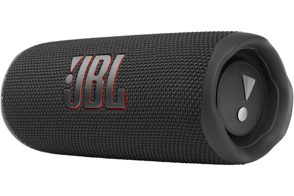 JBL Altavoz Bluetooth portátil Flip 6 Altavoz resistente al agua y al polvo IPX67, compatible con JBL PartyBoost, hasta 12h de batería, negro