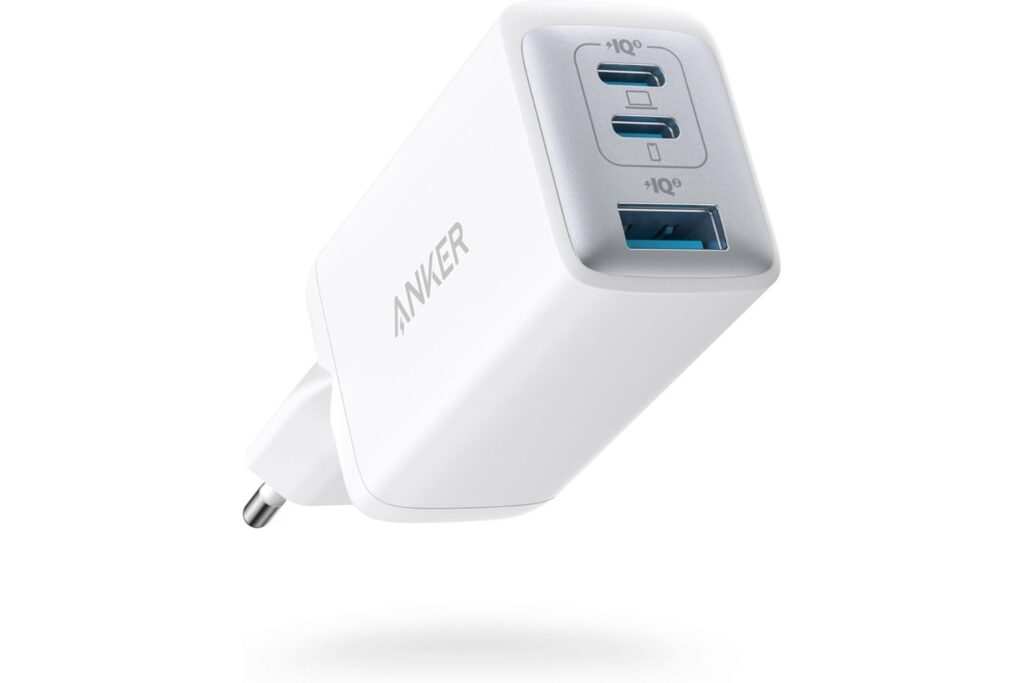 Cargador USB C Anker Cargador 735 (Nano II 65W), Cargador Rápido de Pared Compacto 3 Puertos PPS para MacBook Pro/Air, iPad Pro, Galaxy S20/S10, DELL XPS 13, Note 20/10+, iPhone 16/15/14, Pixel, etc.