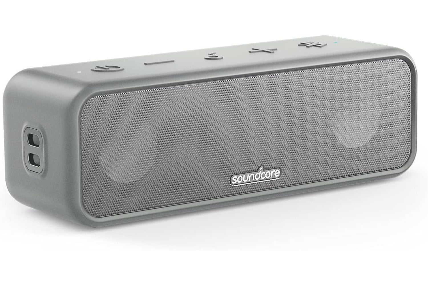 soundcore 3 by Anker: Altavoz Bluetooth 5.0, Tiempo de reproducción 24 Horas, IPX7 Impermeable, Sonido estéreo con Controladores de diafragma de Titanio, PartyCast Tech, BassUp, Ecualizador