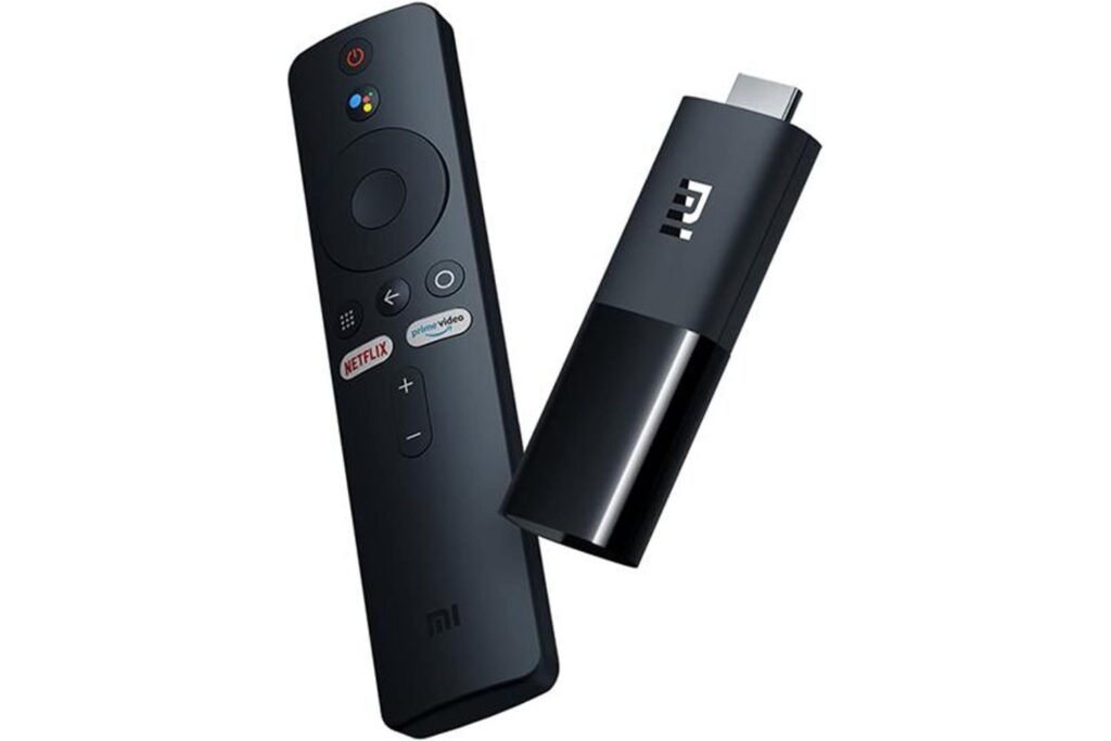 Xiaomi Mi TV Stick con control remoto Bluetooth con Google Assistant y botón de marcación rápida Netflix + Prime Video (Android TV 9.0 con Google Playstore, Smart Cast, Dolby, WiFi)