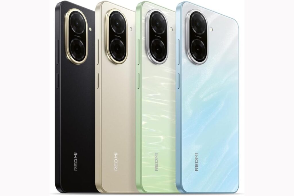 Xiaomi Redmi A5 - Smartphone de 4+128GB, Pantalla inmersiva de 6,88" 120 Hz, Potente procesador Octa Core, Cámara Dual AI de 32 MP, 5200 mAh, Cargador no Incluido, Azul (Versión ES)