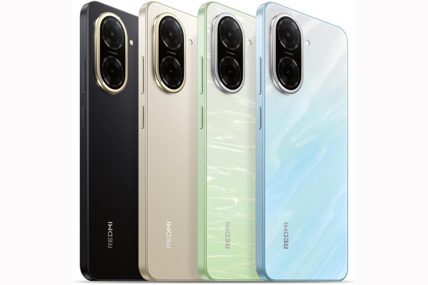 Xiaomi Redmi A5 - Smartphone de 4+128GB, Pantalla inmersiva de 6,88" 120 Hz, Potente procesador Octa Core, Cámara Dual AI de 32 MP, 5200 mAh, Cargador no Incluido, Azul (Versión ES)