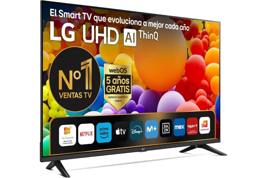 LG 65UT73006LA 65 ",UHD 4K, Serie UT73, Smart TV, WebOS24, Procesador a5, HDR10, Dolby Digital Plus, SmartTV, 3840x2160, Negro