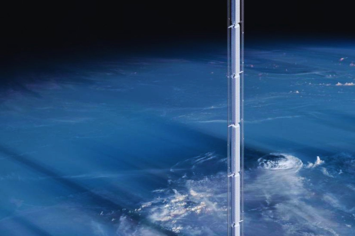 Una ciudad colgante del espacio: el increíble proyecto que planea construir un rascacielos atado a un asteroide - La Torre Analemma fue ideada por Clouds Architecture Office