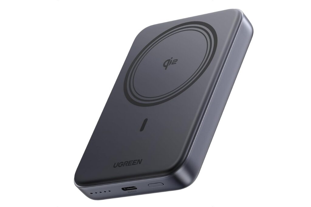 UGREEN Nexode Qi 2 15W Power Bank Magnético 10000mAh, Batería Externa Carga Rápida PD 20W con Cable USB C, Cargador Portátil Inalámbrico Magsafe Compatible con iPhone 16/15/14/13/12 Mini Plus Pro MAX