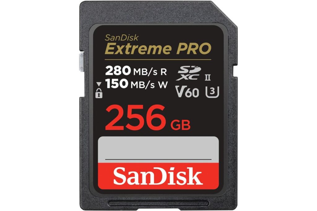 SanDisk 256 GB Extreme PRO Tarjeta de memoria SDXC, con hasta 280 MB/s, UHS-II, C10, U3, V60