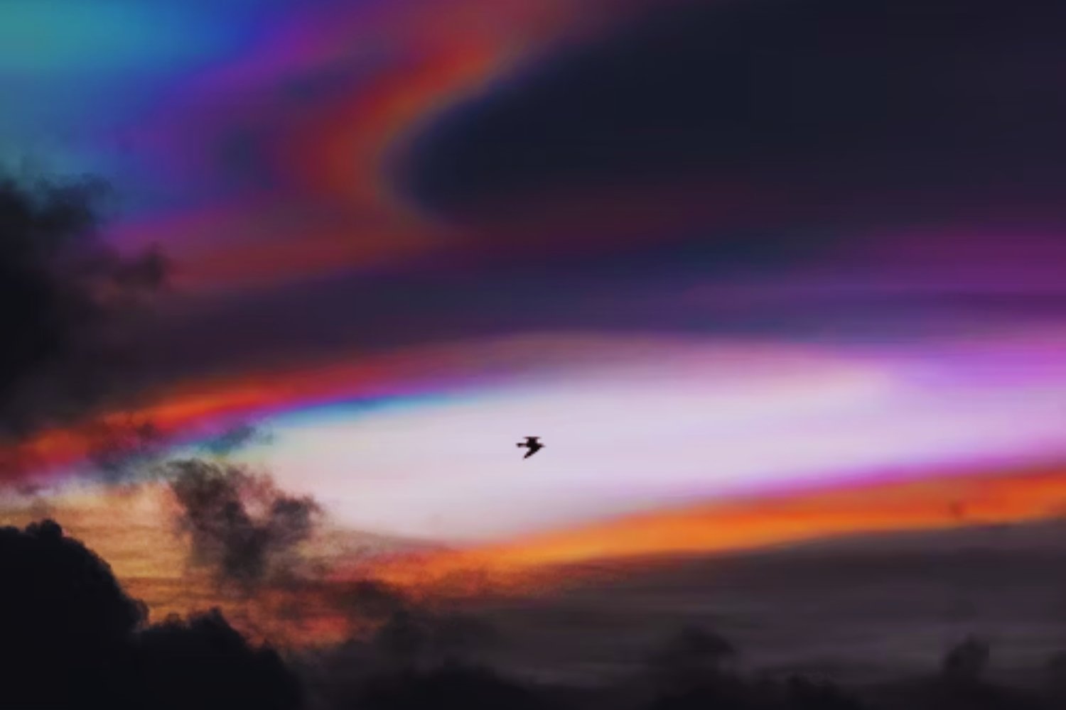 Si ves estas nubes tan bellas, no bajes la guardia: podrían ser señal de algo mucho más serio