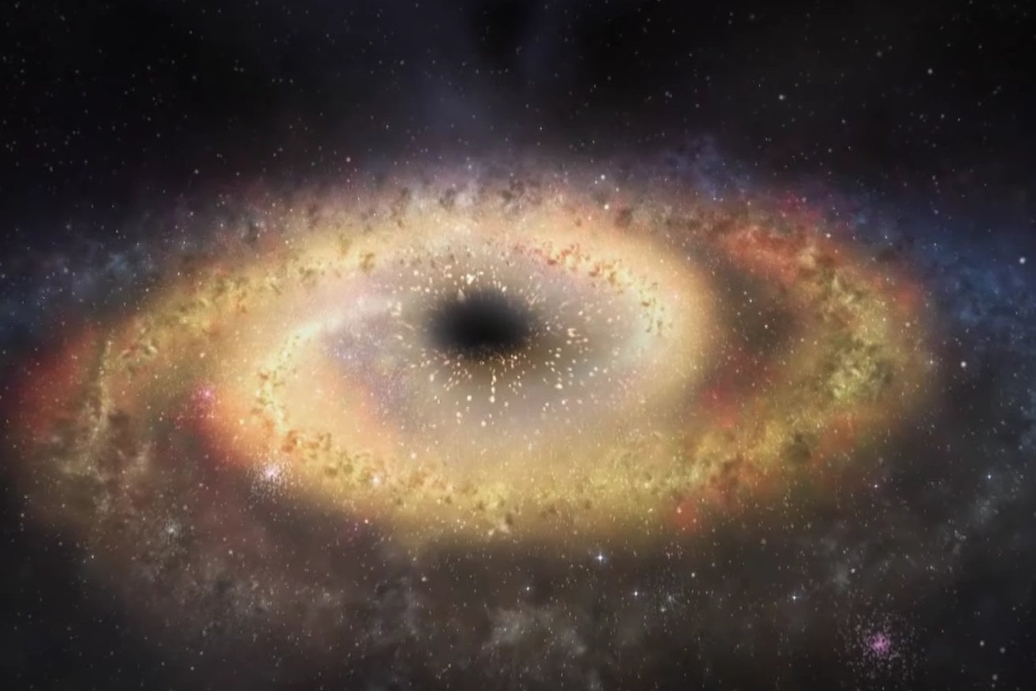 Entrar en un agujero negro: la experiencia que ni la luz puede contar