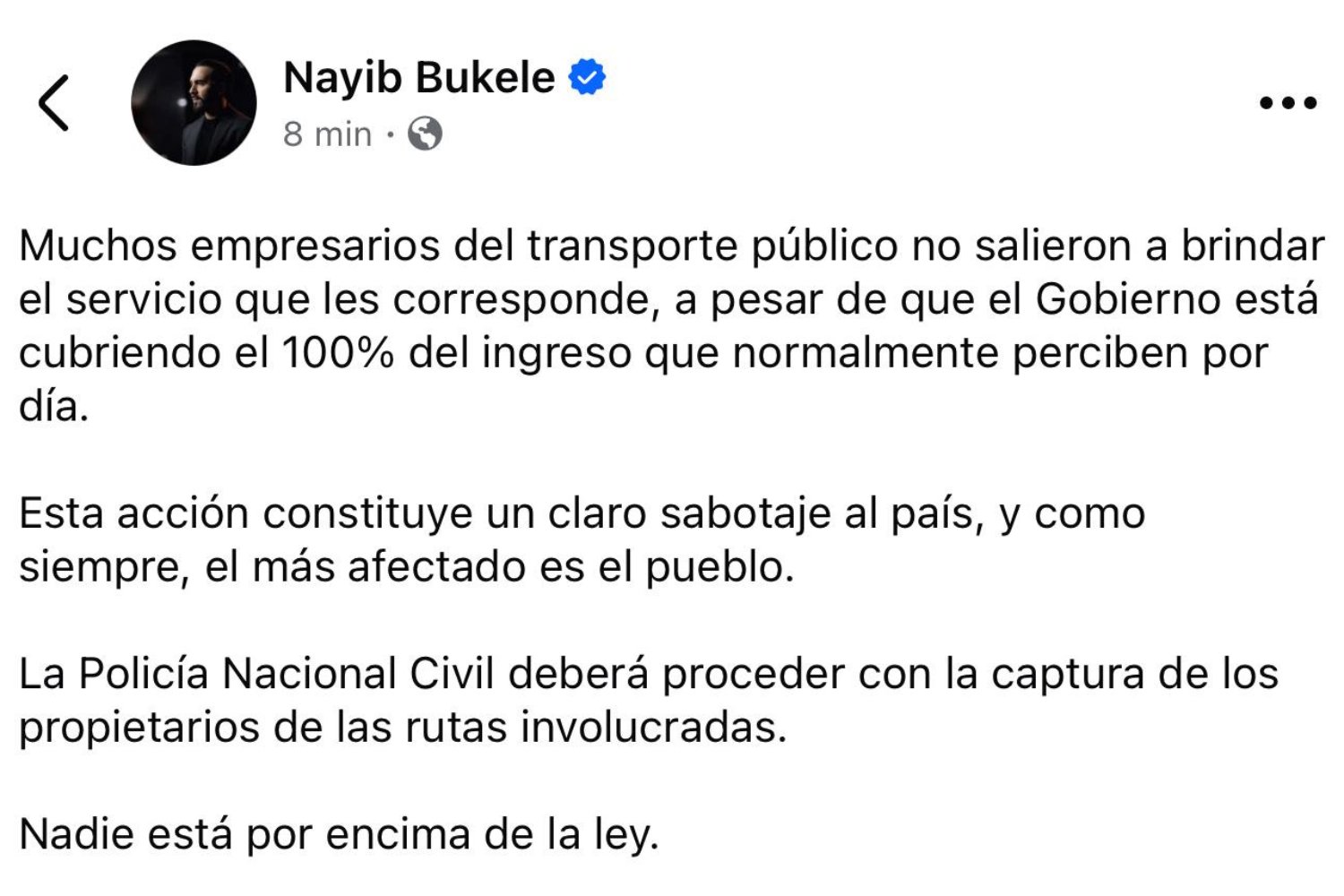 Bukele Arresta Empresarios