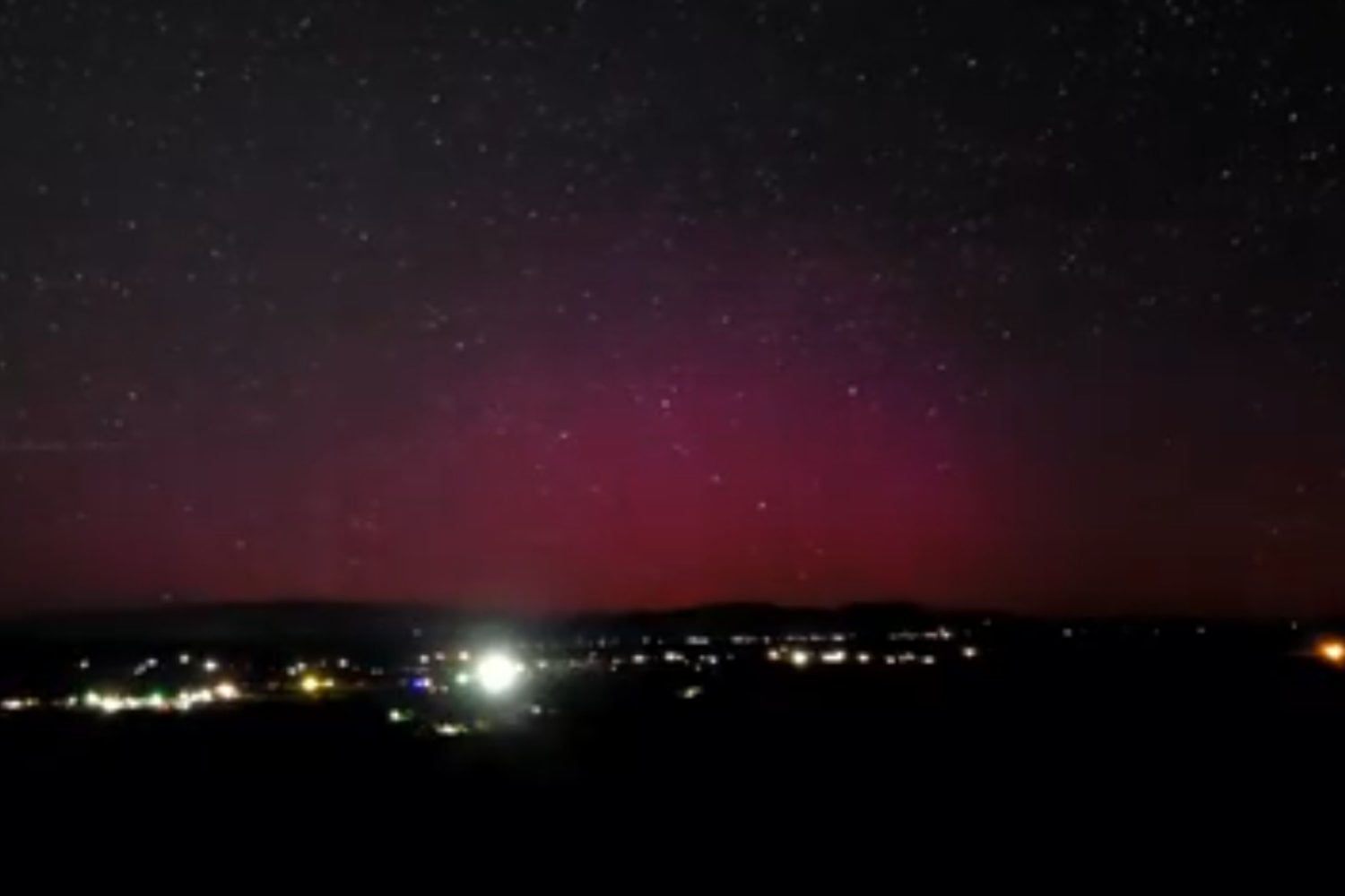 Rayo Blanco En El Cielo De Estados Unidos
