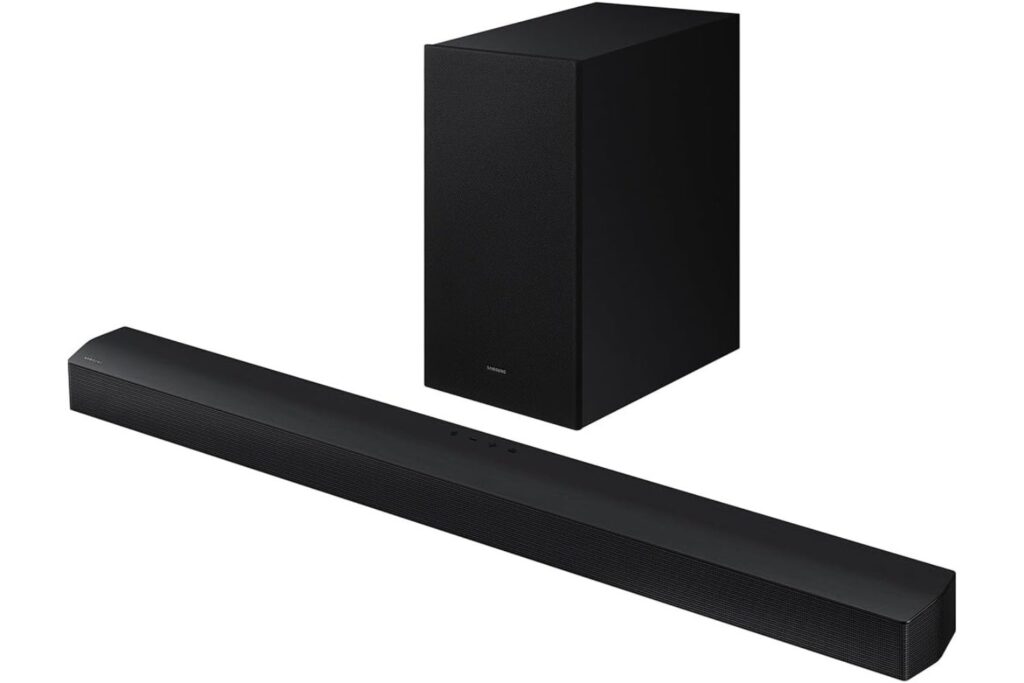 SAMSUNG Barra de Sonido HW-B650D - Dolby Atmos, Altavoces Laterales Integrados, Sonido con IA