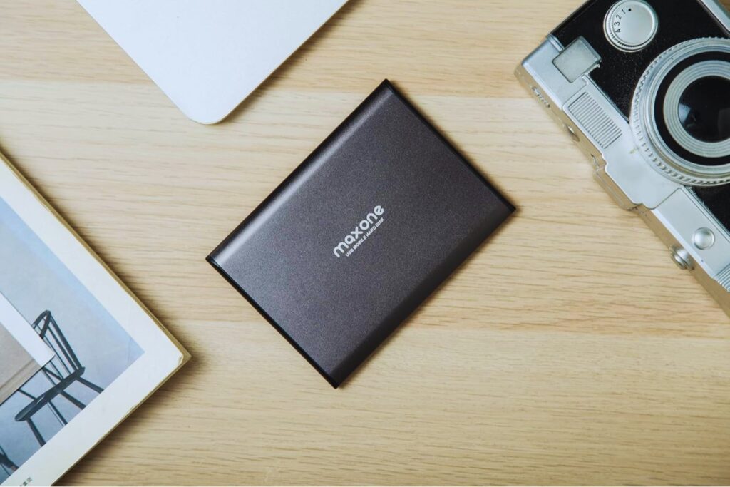 Disco Duro Externo 500GB - 2.5" USB 3.0 Ultrafino Diseño Metálico HDD Portátil para Mac, PC, Laptop, Ordenador, Xbox One, PS4, Smart TV, Chromebook - Grey