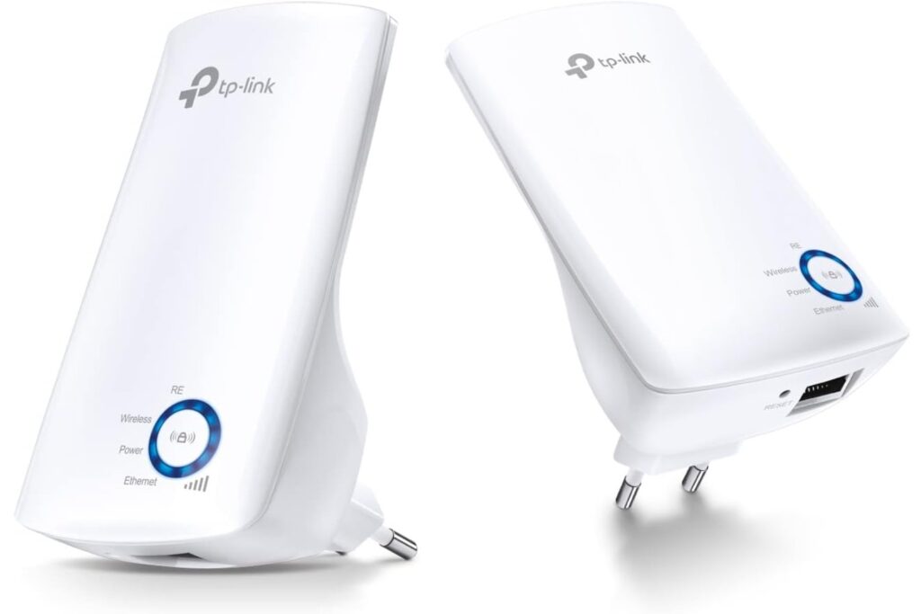 TP-Link N300 Tl-WA850RE - Repetidor Extensor de Red WiFi (2.4 GHz, 300 Mbps, Puerto Ethernet, Modo Ap y Extensor, Antenas Internas), Blanco