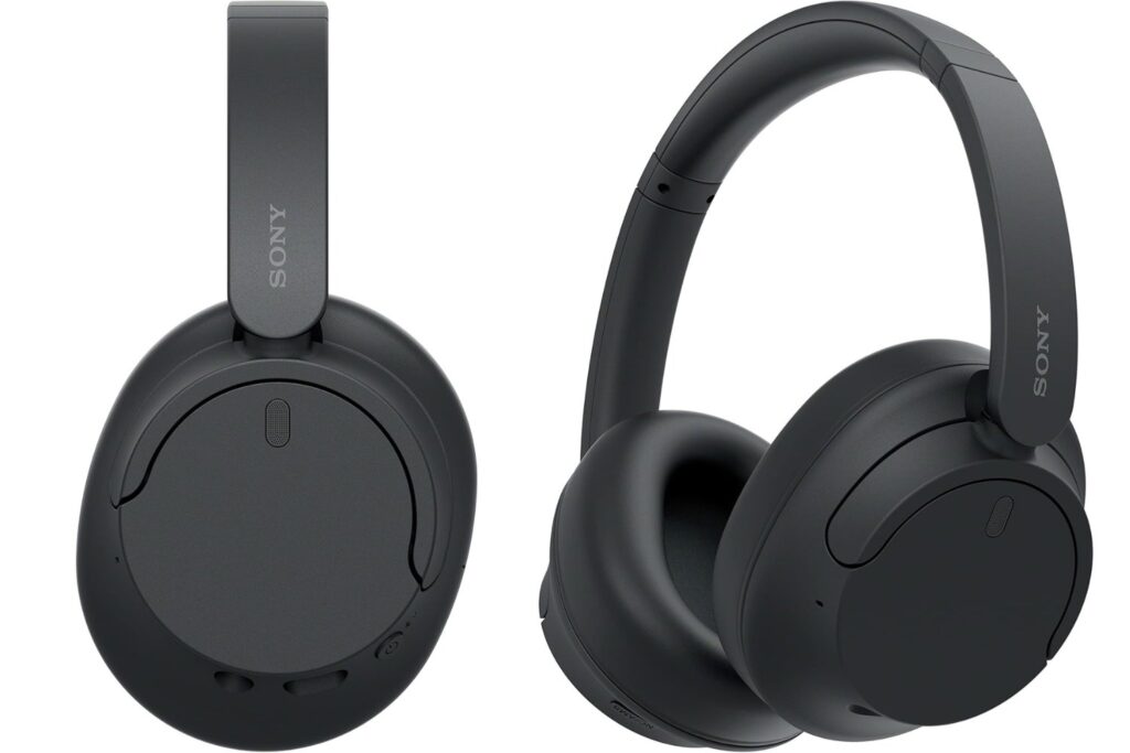 Sony WH-CH720N Auriculares Inalámbricos Bluetooth Noise Cancelling de Diadema, Sonido de , modo Sonido Ambiente, Diseño Ligero, hasta 50 horas de batería, iOS y Android - Negro