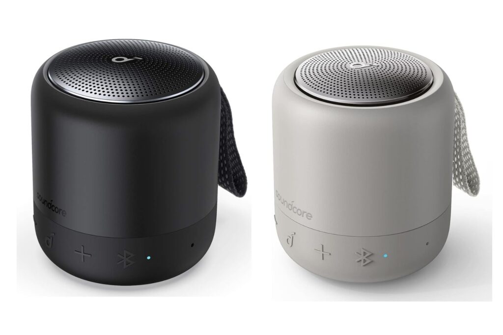 Soundcore Mini 3 Altavoz Bluetooth Potente, Tecnologí­as BassUp y PartyCast, USB-C, Resistencia al Agua IPX7 y EQ Personalizable, Altavoz portátil
