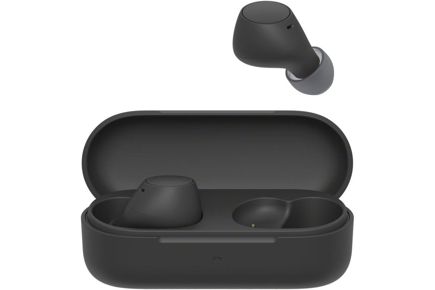 Sony WF-C510 Auriculares Inalámbricos pequeños, Ligeros, con conexión multipunto, Modo Sonido Ambiente, Resistencia al Agua IPX4, Spotify Tap, Carga rápida, 22 Horas de batería, iOS y Android - Negro